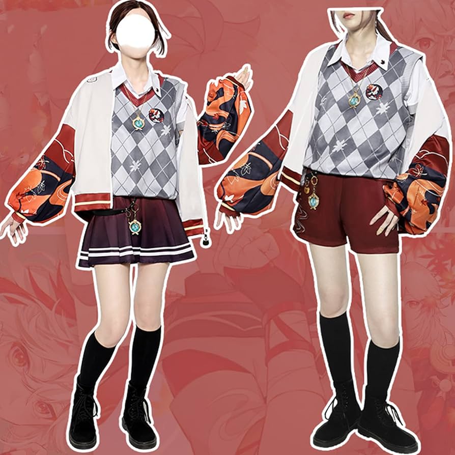 Amazon | 原神 コスプレ 楓原万葉 印象風 cosplay コスチューム